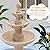 TITIMO 48" High Italian Feature Freestanding Water Fountain Outdoor and Indoor,3-Tier Roman Pillar Waterfalls Fountains for Garden,Patio,Yard,Deck,Backyard,Porch