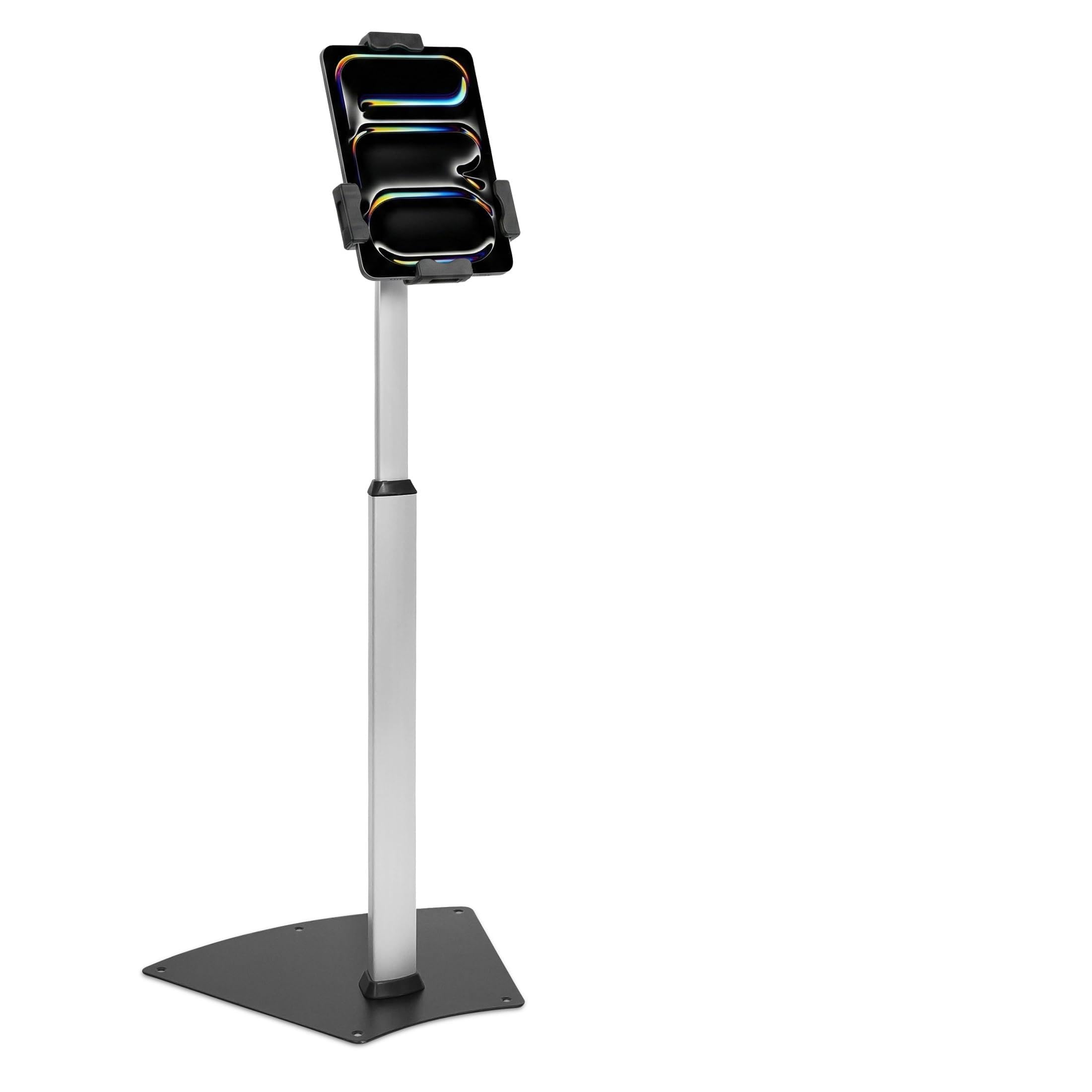 Mount-It iPad Kiosk Stand Anti-Theft Floor Stand with Lock Height Adjustable Universal Tablet Kiosk for 7 9 11