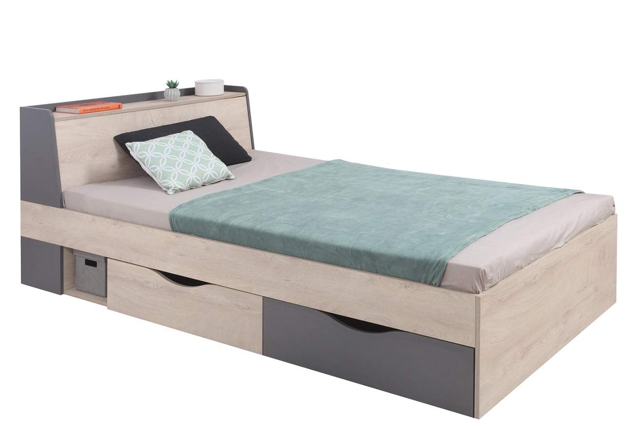 Jugendzimmer Kinderzimmer komplett Davis Set C Eckschrank Schreibtisch Bett 120x200 Regale