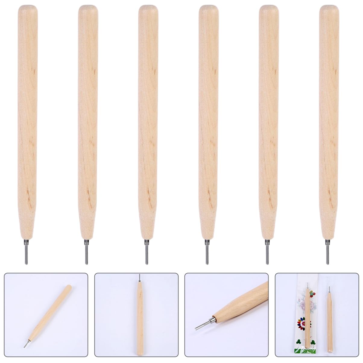 Operitacx 5 Ensembles Stylo Quilling en Papier Bricolage Rouleau Kraft Fournitures De Quilling Projet Tondeuse Pochoirs Art Stylo Papier Quilling Kits De Quilling pour Débutants 6 Pièces * 5