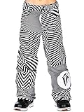 pantaloni snowboard burton gore tex  Volcom Discover Ins Pants Volca Stripe White