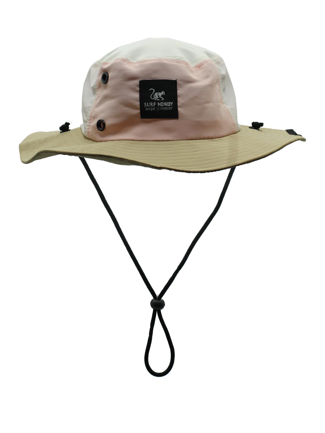 Surf Monkey Boonie Hat Imperméable avec cordon pour homme/femme Taille unique Polyester recyclé