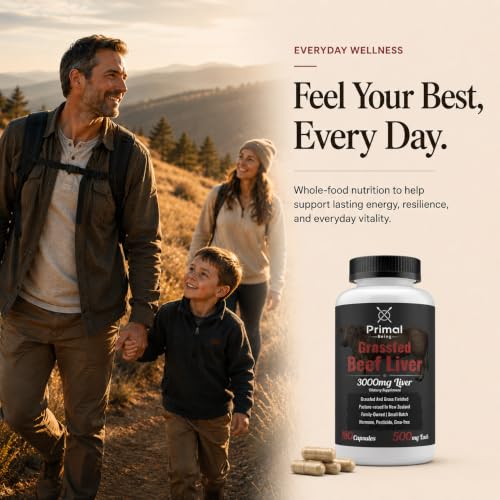 Primal Being Grassfed Beef Liver Capsules