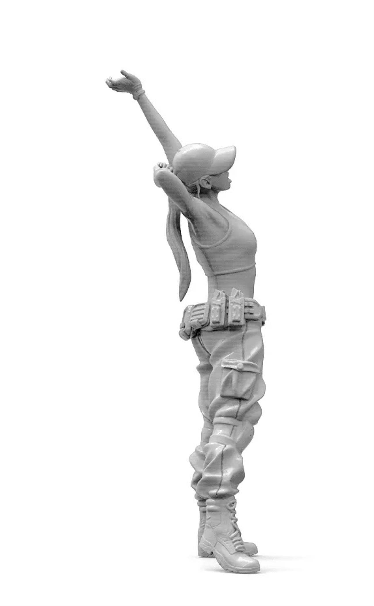 Amazon.co.jp: 1/20レジンモデルフィギュアキットGK、未組み立て未塗装