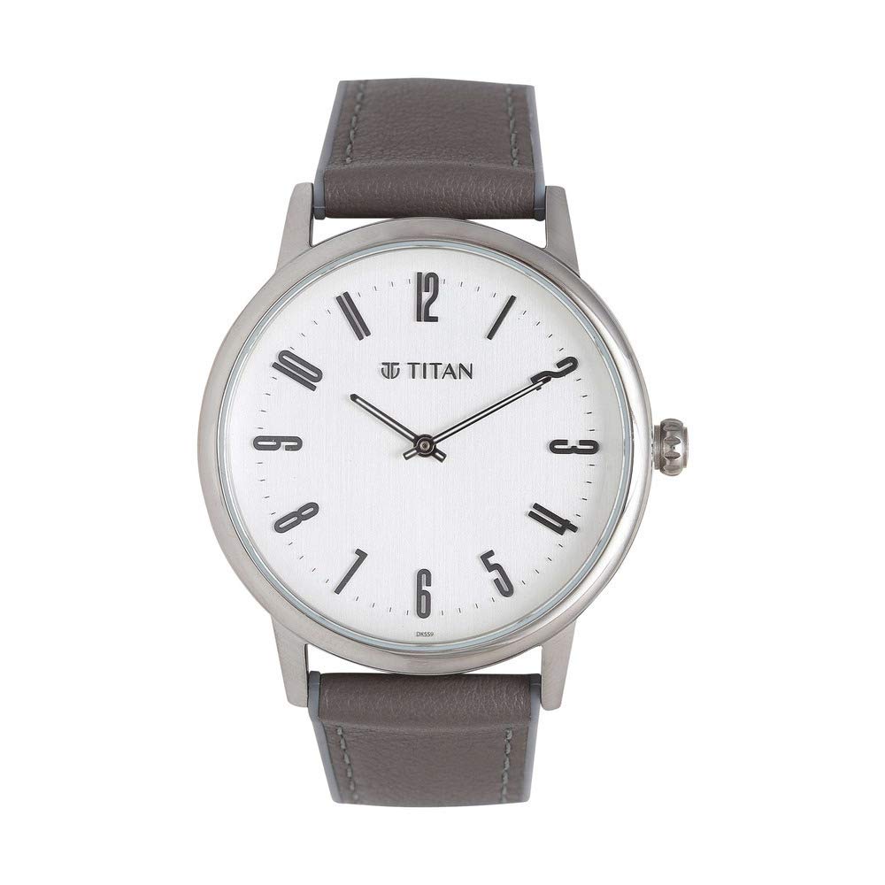 Titan Athleisure Silver Dial Analog Leather Strap Watch for Men-NN90118SP01 (B083ZJSB25) Amazon Price History, Amazon Price Tracker