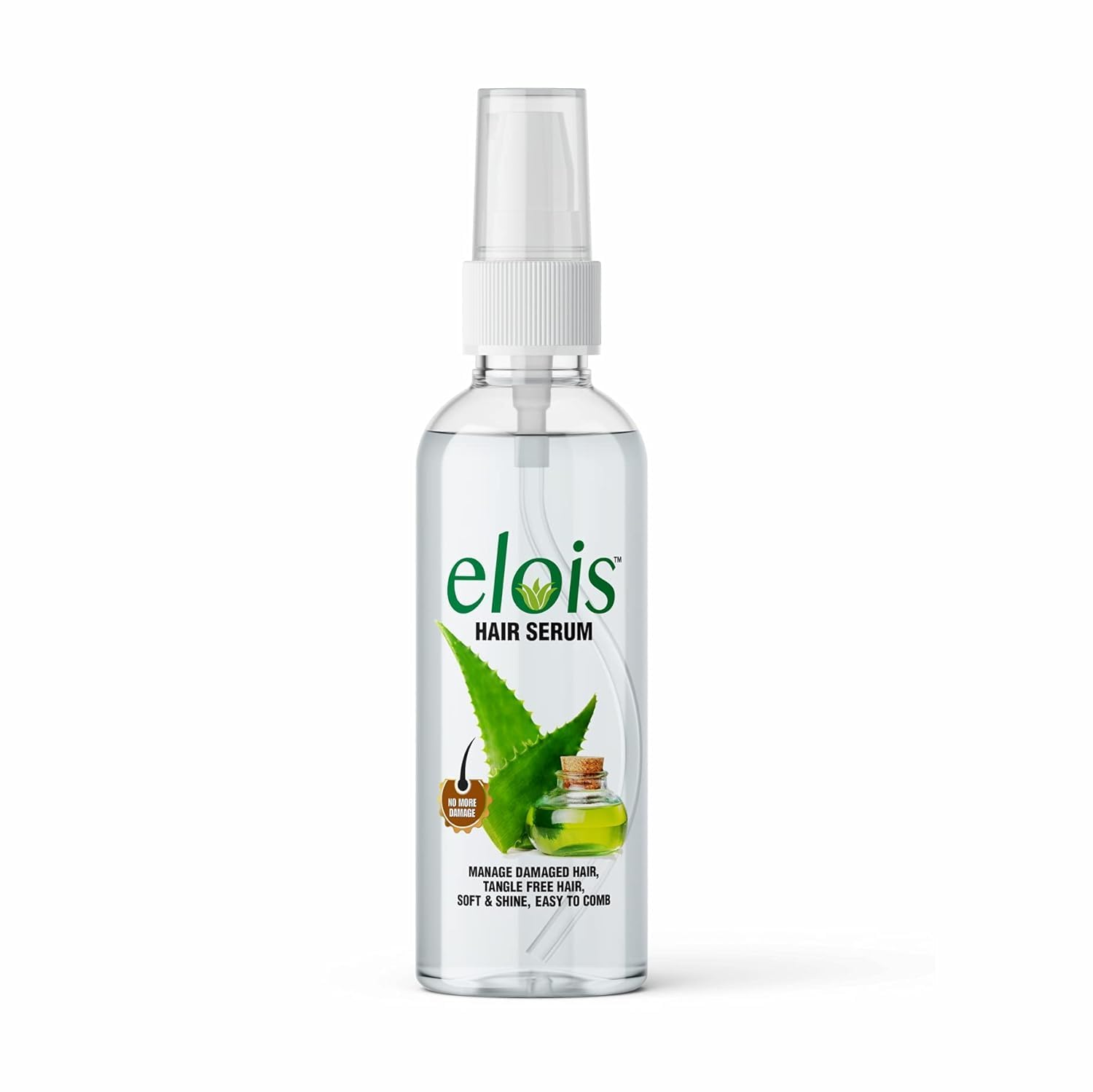 Elois Hair Serum For Women & Men Enriched with Argan & Aloe Vera Oil | Smooth & Silky hair | Help for Everyday Styling hair (100 ml)-image-1