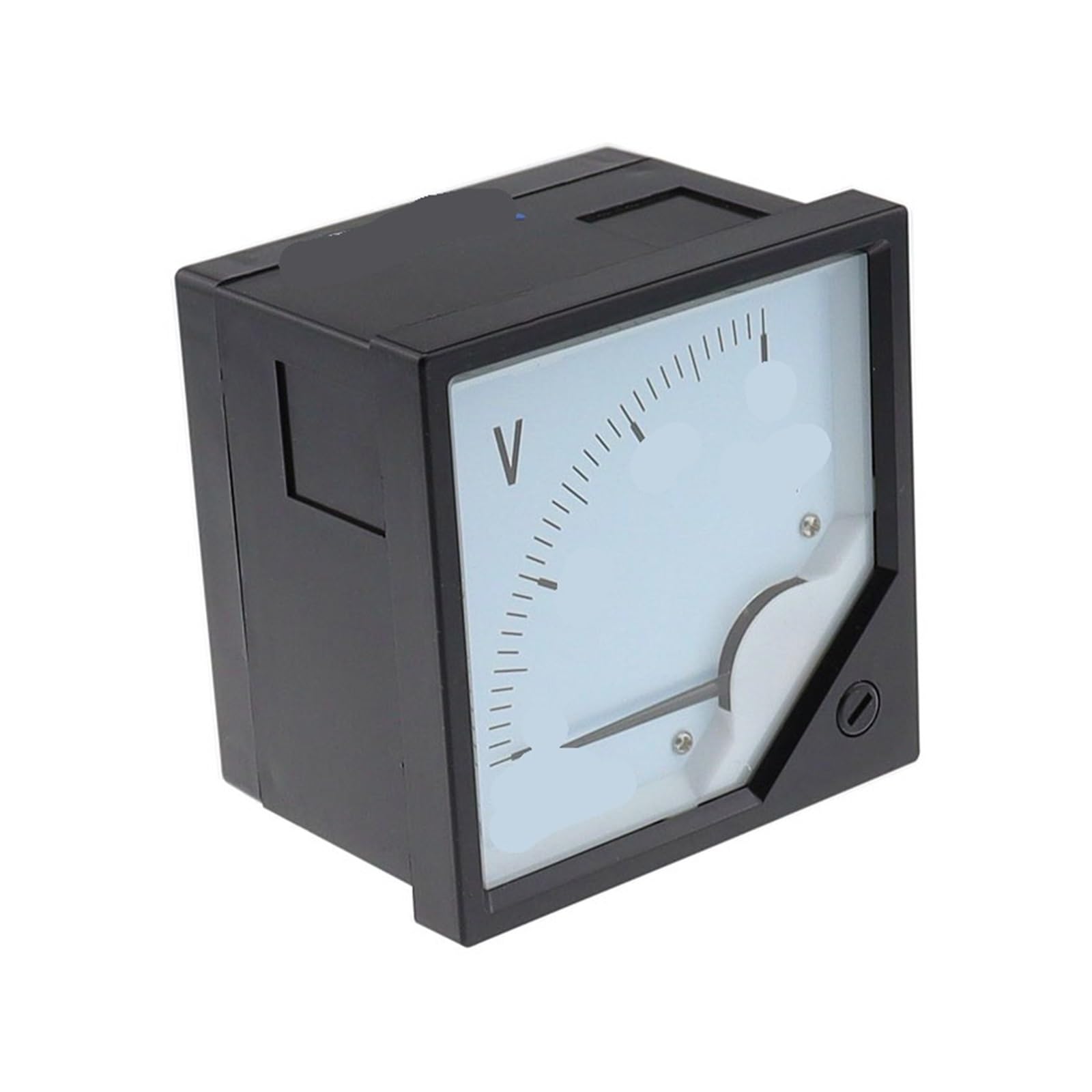 Voltmètre analogique 6C2-V 10V finition soignée cadran 80x80 mm pour armoire technique