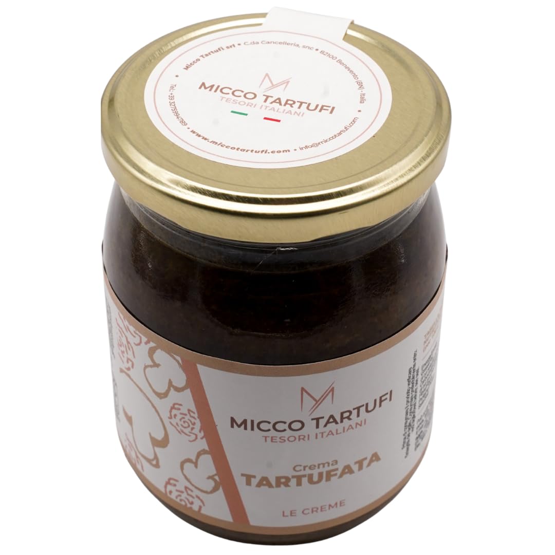 Crema Tartufata (Tuber Aest. Vitt.) - 500g - Pronta all'uso - Gourmet - Made in Italy