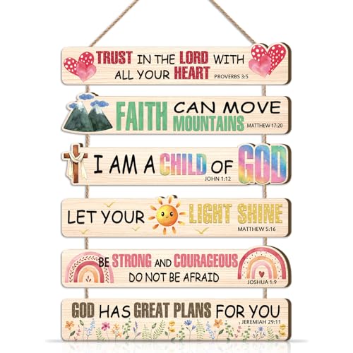 Art mural chrétien CHDITB 5281 cadeau idéal pour baptême et mariage