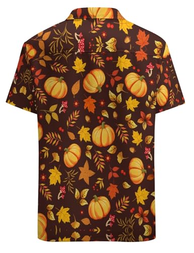 Animal Shirts for Men Button Up Shirt Hawaiian Beach Shirt Button Down Short Sleeve Shirt Summer4