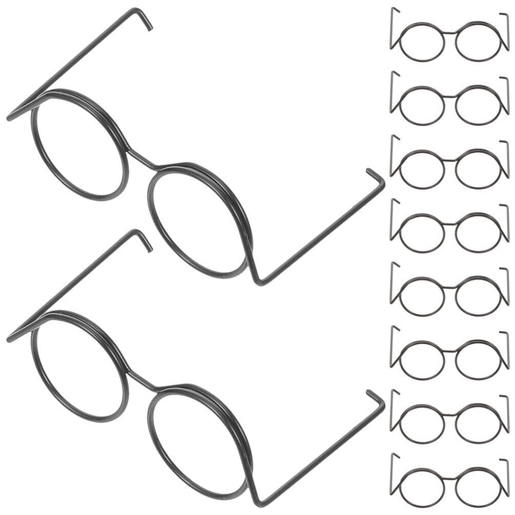 8er Set Puppenbrillen Für Haustiere - Bunte Mini-Sonnenbrillen Für Niedliche Fotos