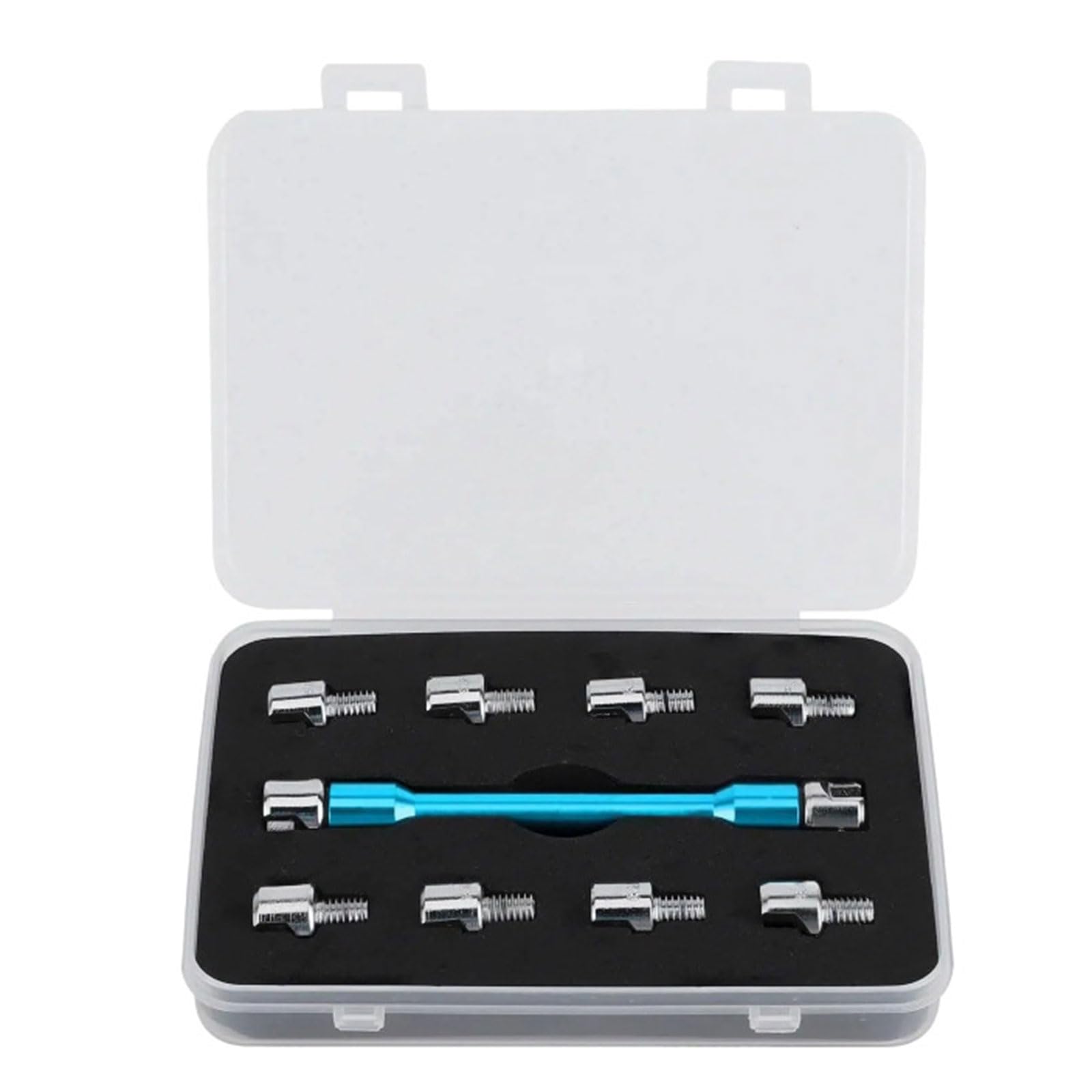 Zxfdsfdbnm Spoke Wrench Set for Bike Tuning Adjusts Spokes from 5.0 to 6.8mm Metal Set Portable Design Tool Metal Wrench