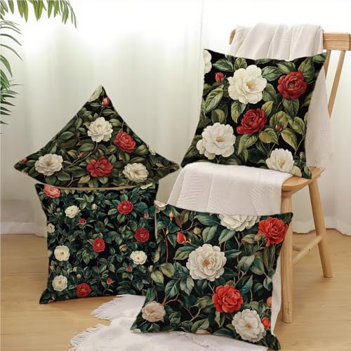 Housse coussin extérieur imperméable verte 50x50 pour sublimer votre terrasse