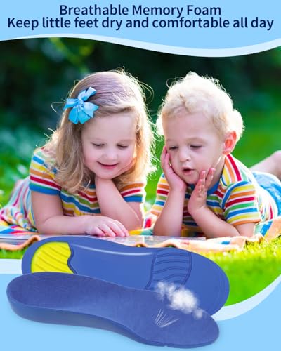 Plantillas ortopédicas infantiles 2 pares soporte arco miniatura 6