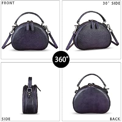 Genuine Leather Small Purses for Women Crossbody Bag Vintage Handmade Phone Bags with Strap | Small