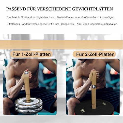 J Bryant Armwrestling Trainingsgurt geeignet für Handgelenk Unterarm und Bizepsübungen kompatibel mit 1 und 2 Zoll Hantelscheiben multifunktionale Fitnessgeräte für zu Hause