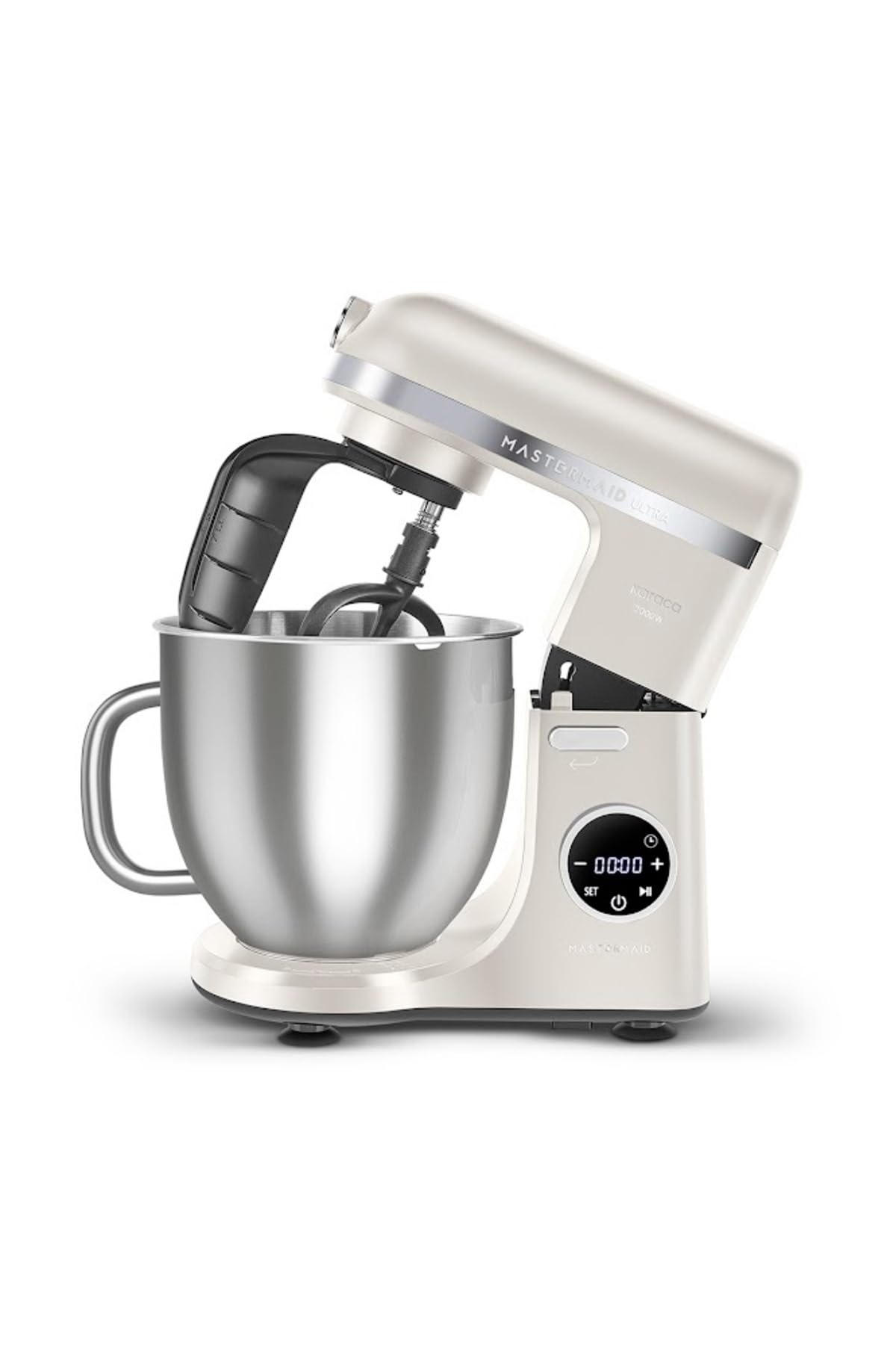 Karaca Mastermaid Chef Ultra D2000W Dijital Ekranlı Hamur Yoğurma Makinesi Starlight 7L