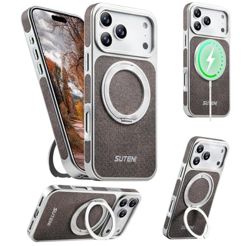 Funda magnética para iPhone 17 Pro Max ideal para videollamadas con su soporte 360°