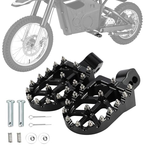 IUVWISN Dirt Bike Foot Pegs Footpegs Rest Pedal CNC for MX