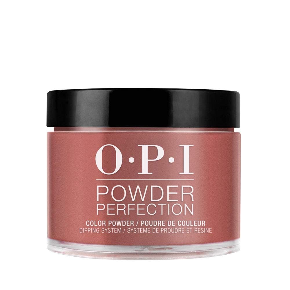 OPI Powder Perfection | Reds | Opaque, Sheer, Crème Nail Dipping Powder | Up to three Weeks of High-Shine Wear | Acrylic Alternative