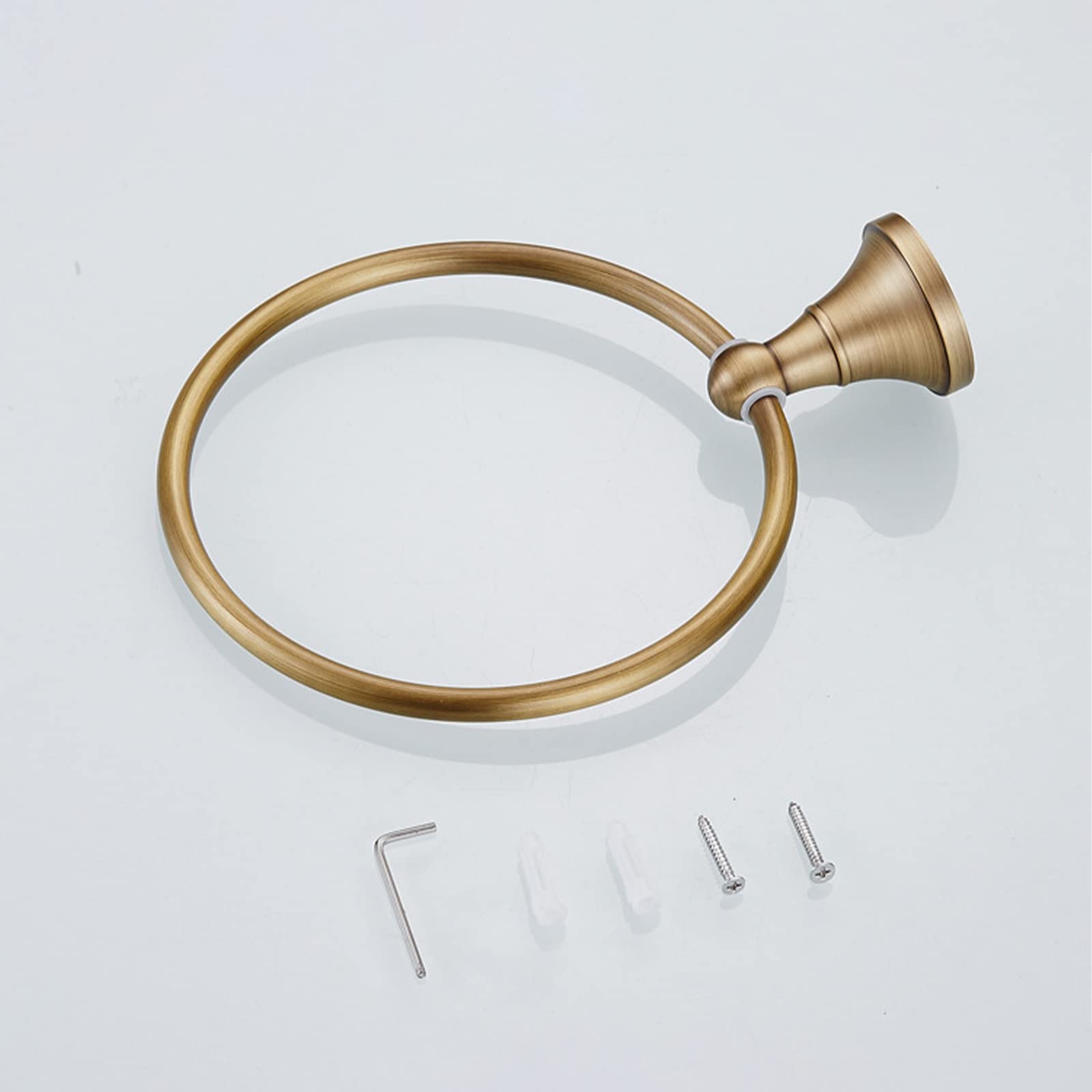 Antiker Handtuchring, Messing-Handtuchring Für Badezimmer, Wandmontage, Rund, Strapazierfähig, Handtuchhalter, Aufhänger Für Badezimmerzubehör