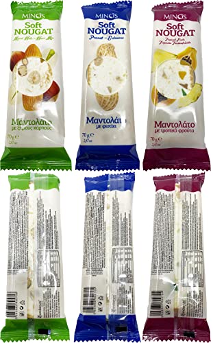 JT-Lizenzen Präsentkorb Griechenland - Geschenkkorb aus Kreta gefüllt mit Soft Nougat Riegel, Nüsse, CANDITO… – Bild 4