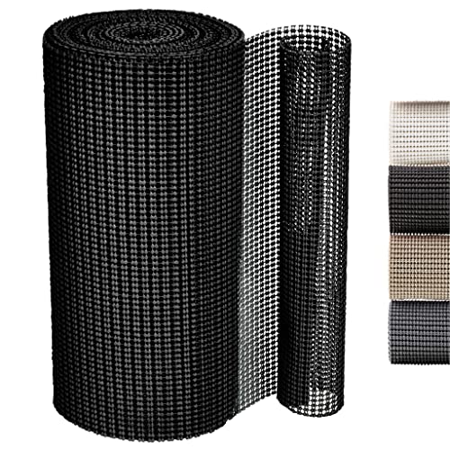 Smart Design Classic Grip Shelf Liner – 12In X 20Ft – Non-Adhesive Drawer Liner With Strong Grip Helps Protect And Personalize Your Home Organization And Storage – Black #TOP1