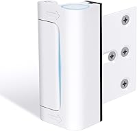 AceMining Door Reinforcement Lock - 800lbs Force Resistant, Child-Proof Security Lock for Home Doors, Easy Install White