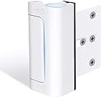 Door Reinforcement Lock Withstands 800lbs of Force - White Extra Proof Door Lock for Kids Safety with 8 Screws Prevents Unauthorized Entry, Add a Door Security Lock for Home Safety & Privacy