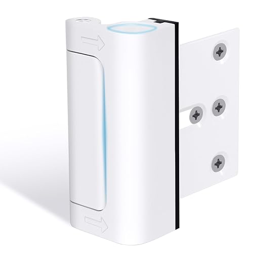 Door Reinforcement Lock Withstands 800lbs of Force - White Extra