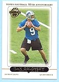 Dan Orlovsky 2005 Topps Rookie #395 - Detroit Lions