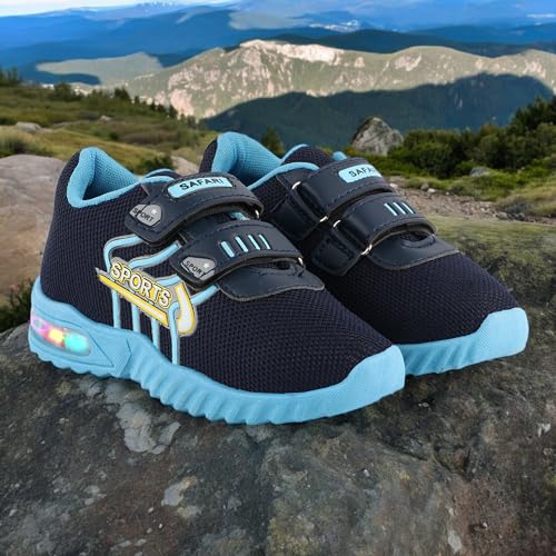 Image of Hunter-4 Multicolor LED Light Slipon Casual,Walking & Running Unisex Shoes for Boys & Girls Suitable on Every Outfit (2 Years-5 Years)(Pack of 1 Pair)