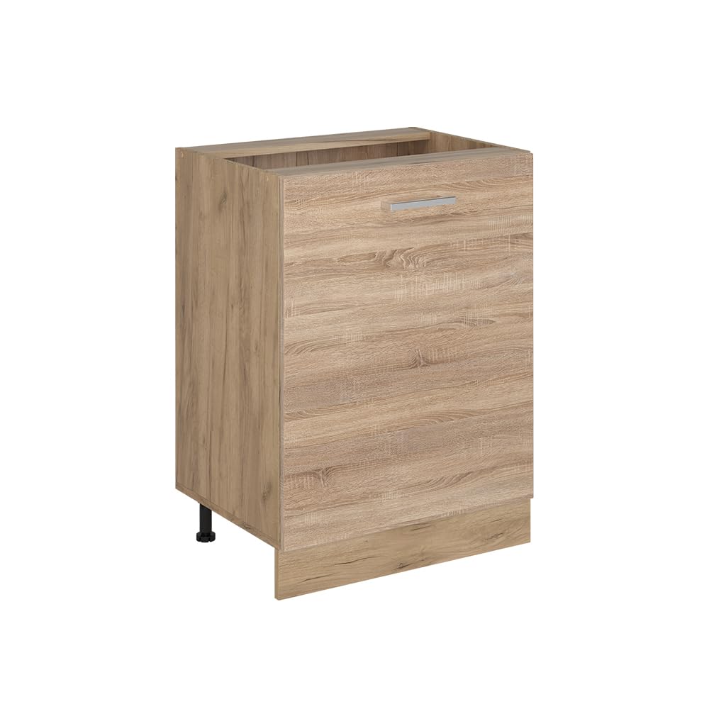 Vicco Kitchen base cabinet "Raul", Sonoma/Golden oak 60 cm