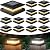 4x4 Post Solar Lights Outdoor: 12 Pack 2 Lighting Modes Fence Deck Cap Lights - Waterproof Solar Powered for Wooden Vinyl Lamp Post Warm White and Cool White - Garden Decor Gifts for Women Mom 2025