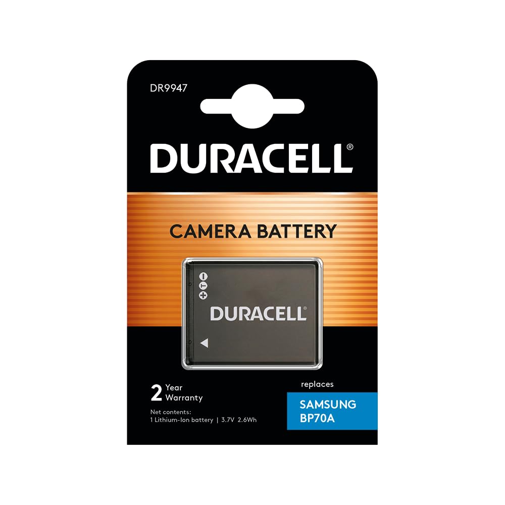 BP70A Li-ion Battery for Samsung Digital Camera by DURACELL  #DR9947  (UK Stock)