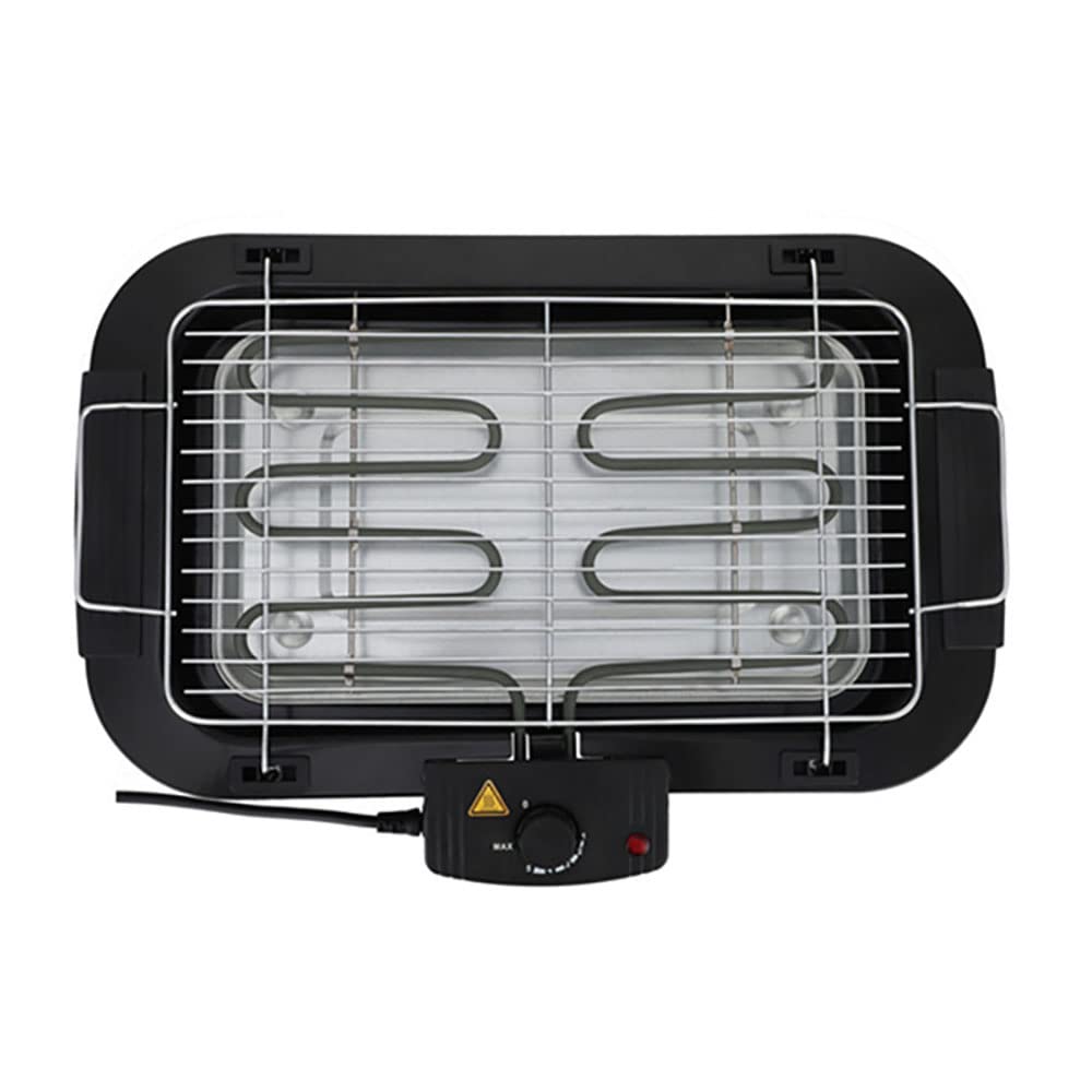 WSJQB Household Indoor Grill Electric Smokeless, Electric Grill, BBQ Searing Grill Griddle Compact Grill Non-Stick Barbeque Smokeless Griddle