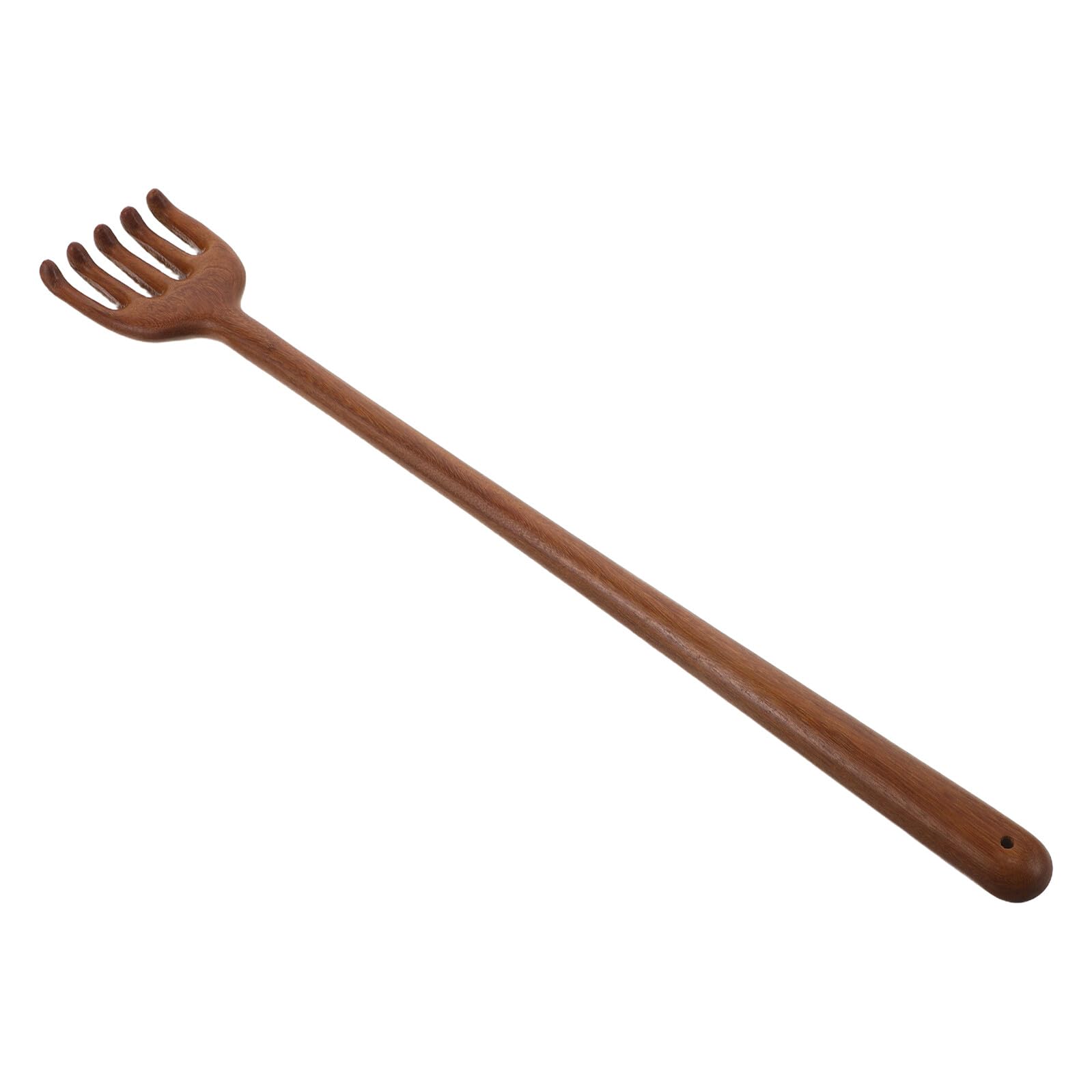 Rascador de Espalda Manual Portátil de Madera Color Café para Automasaje