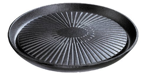 Round Shaped Korean Styled Cast Iron Sizzler Platter 26cm