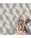 CWV Wallcoverings M0923 Papel pintado, Gris y blanco, Full Roll