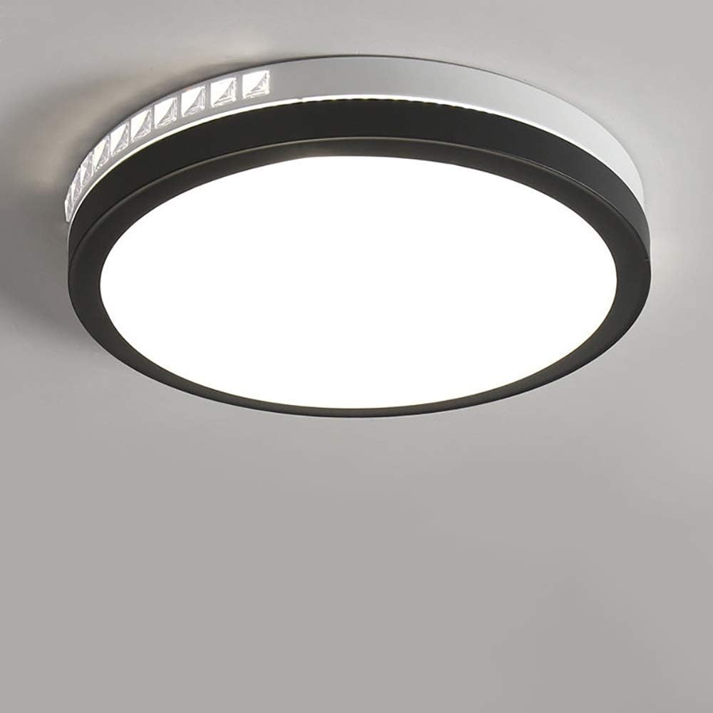 Modern Minimalist Wrought Iron Crystal Decorative Bedroom Lamp Creative Personality Home Dining Room Lamp Living Room Lamp Led Ceiling Lamp/D52Cm