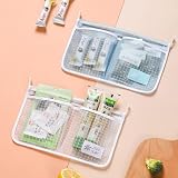 MOLANLY Refrigerator Door Organizer Mesh Bags Set,Fridge Door Organizer, Fridge Storage Container fo