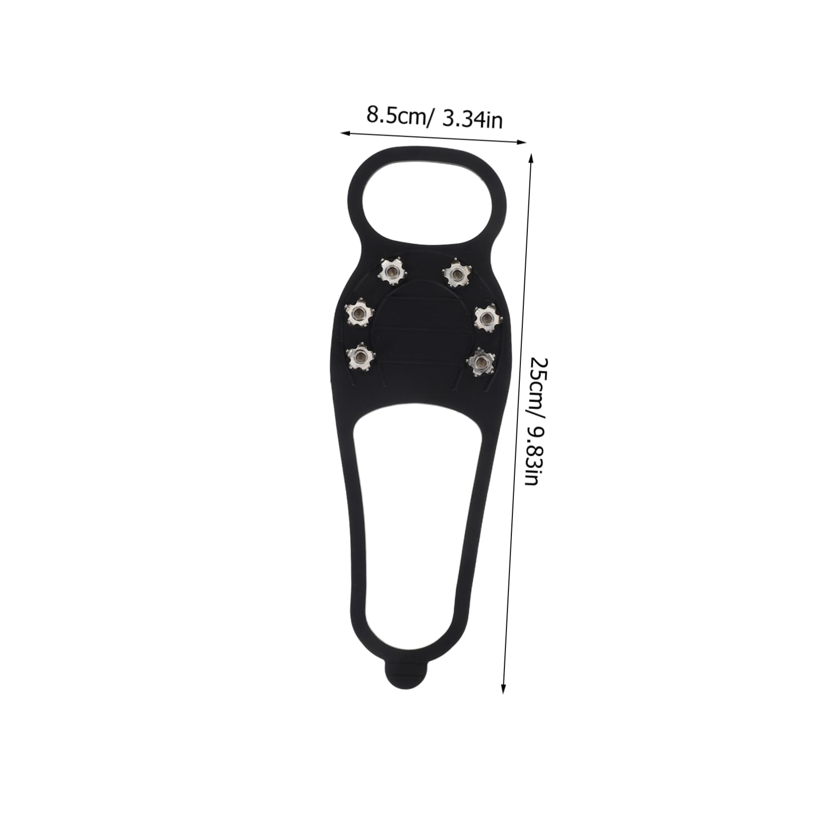 KICHOUSE 1 Pair Anti-Skating Claw Shoe Covers for Ice Boot Spikes for Snow Ice Walking Hiking Climbing Winter Fishing