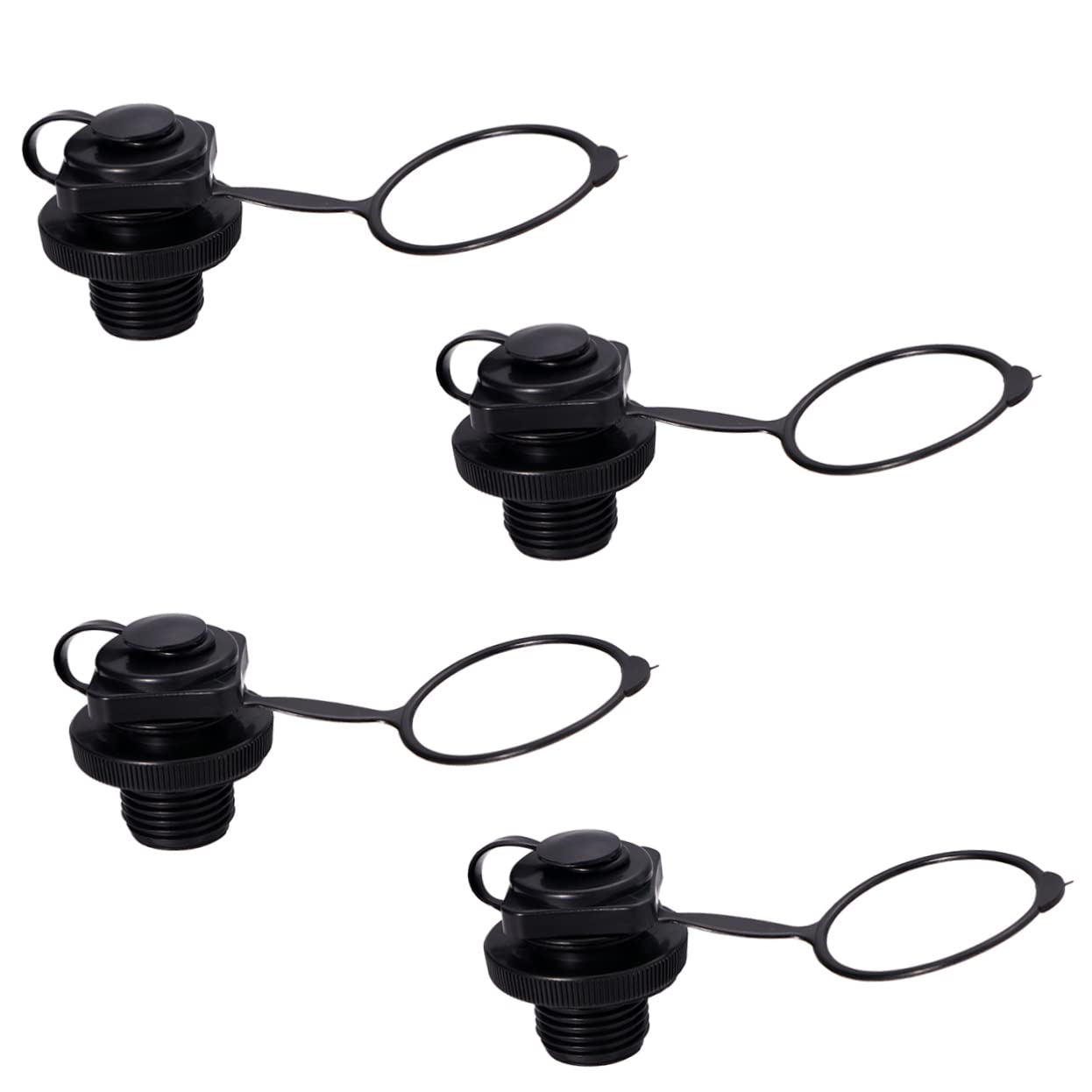 TOYANDONA Ugello del Gas di Boston Barca Gonfiabile Gommone Adattatore di Gonfiaggio Inflazione Valvola dell'Aria della Barca Adattatore Tubo Pompa di Gonfiaggio PVC Nero