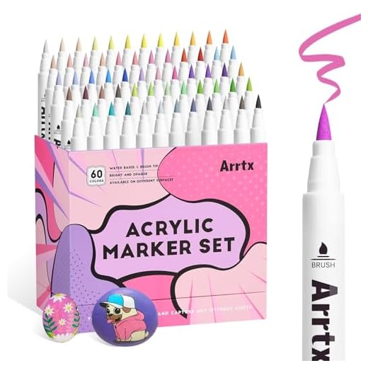 Arrtx 60 Colors Paint Markers