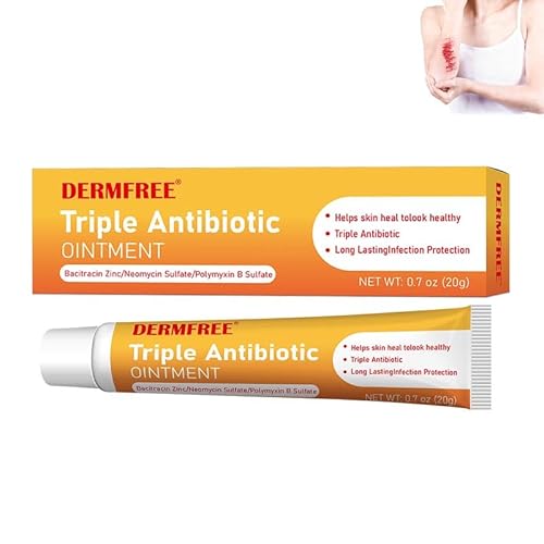 Pommade Cicatrisante pour Réduire Risque Cicatrices, Crème Cicatrisante pour Abrasions Cutanées, Brûlures - 20g