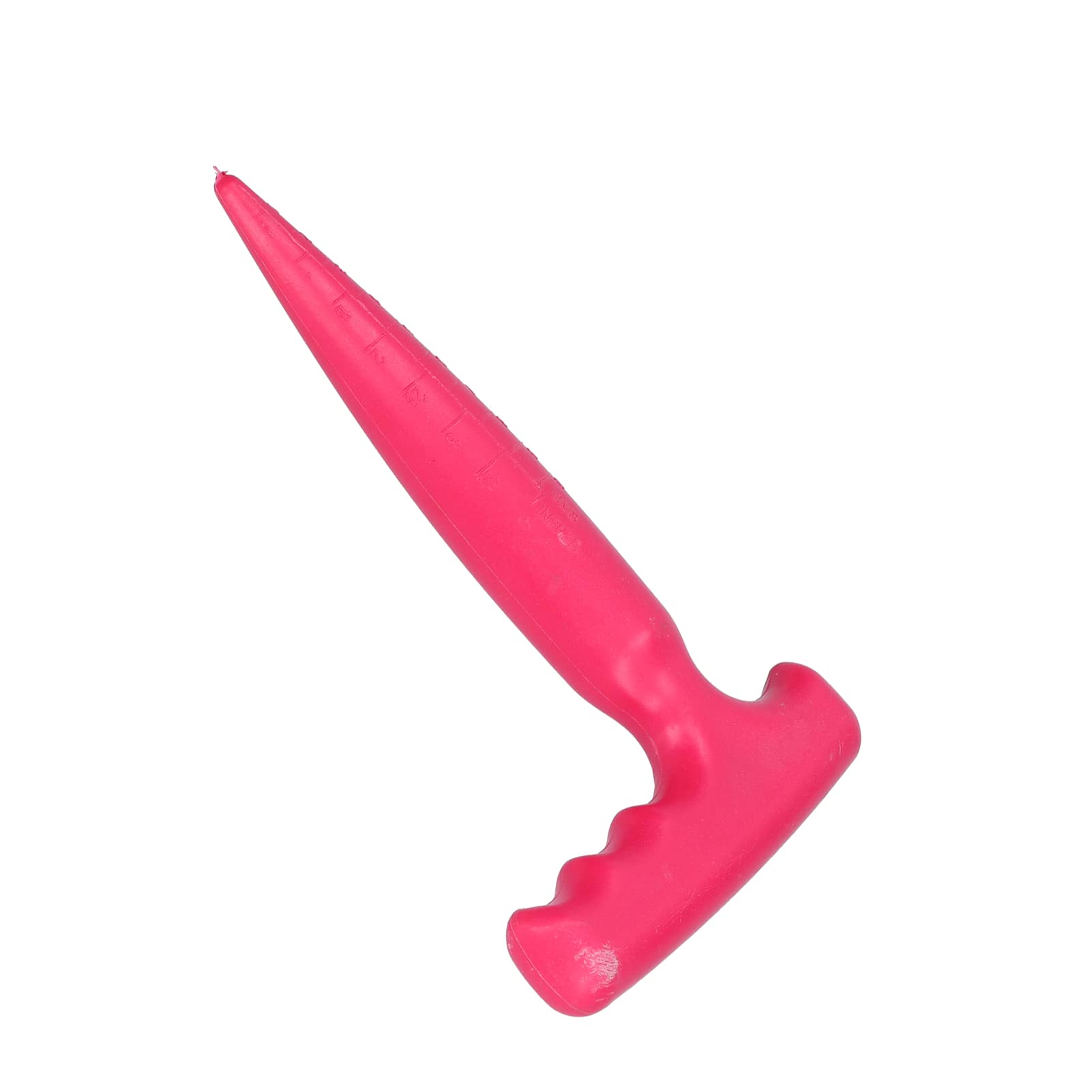 QERLONG Portable Plastic Hole Digger Seedling Puncher for Seedling Transplanting Planting Garden Supplies (Pink)