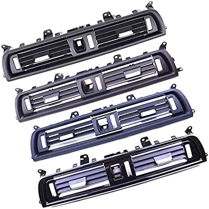 Car Front Console Central Air Conditioning Vent Grille For BMW 5 Series F10 F11 F18 520i 523i 525i 528i 535i(Semi Chrome)
