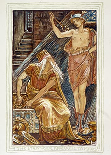 Toile Nordique Walter Crane Midas 60x90cm pour Habiller un Mur Vide