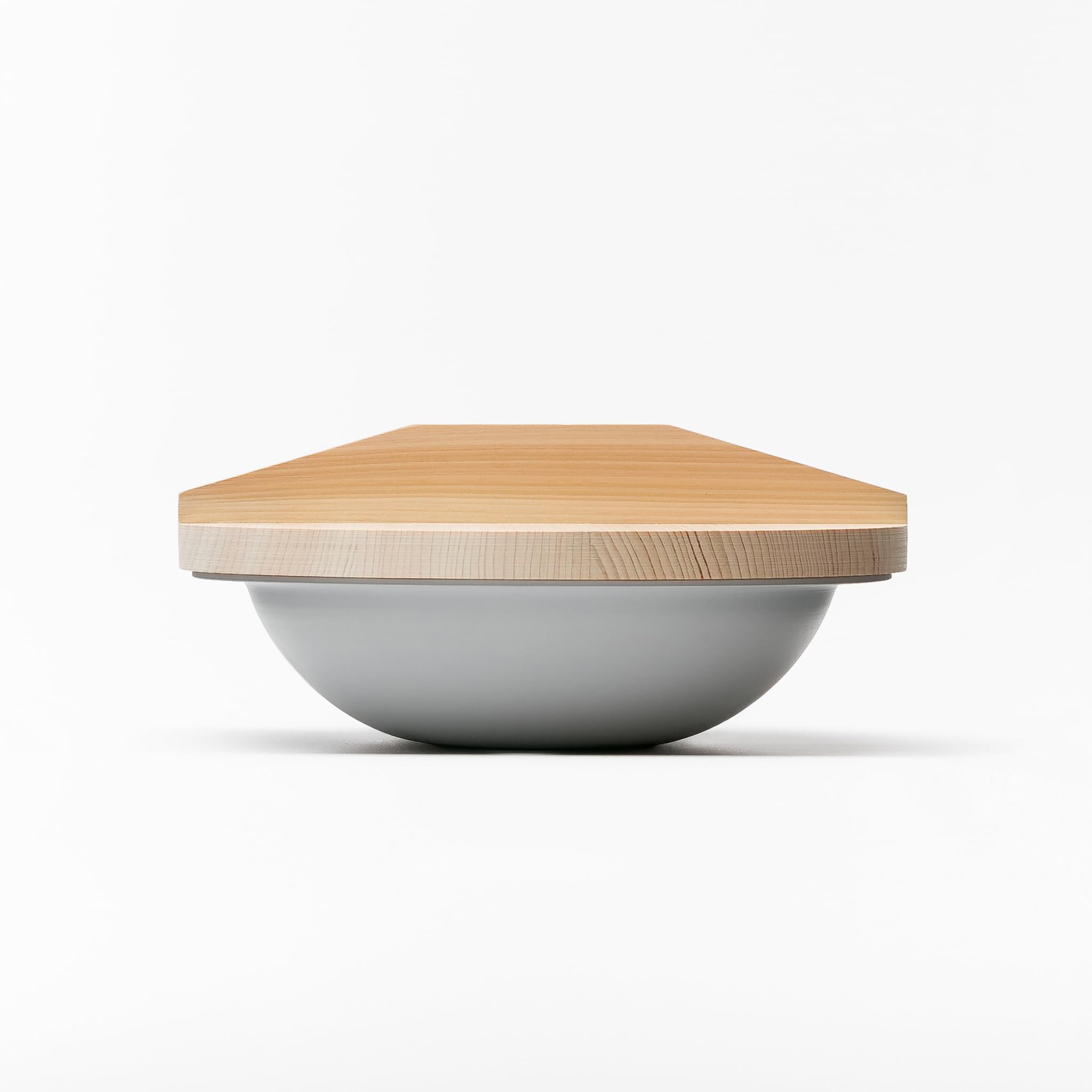 Amazon.co.jp: φ250直火鍋 1.0（木蓋付） グレー : ホーム＆キッチン