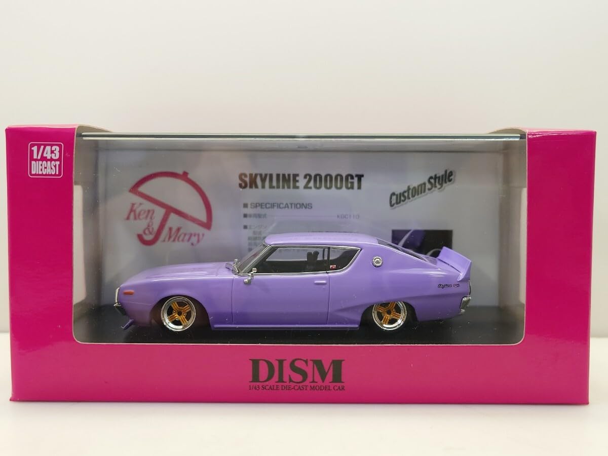 (未使用･未開封品)　DISM 1/43 KGC110 ケンメリスカイライン カスタムスタイル パープル 完成品 wyeba8q Amazon | DISM 1/43 KGC110 ケンメリスカイライン カスタム